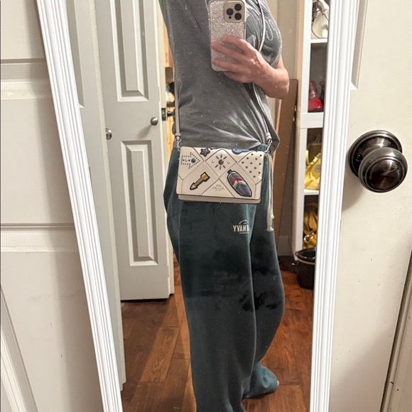 Coach Canyon Quilt White Crossbody Bag with Embellishments-EUC - Picture 12 of 12